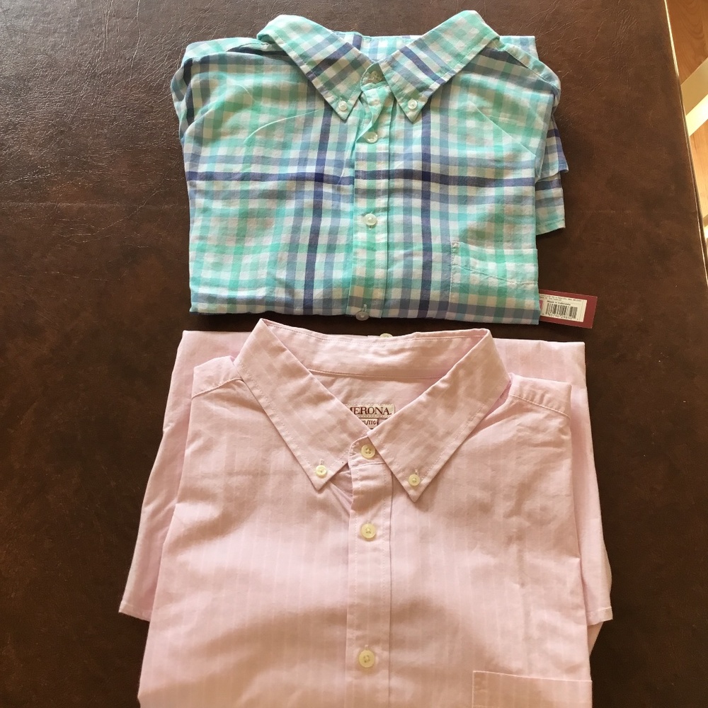 2 men’s button down shirts XXL